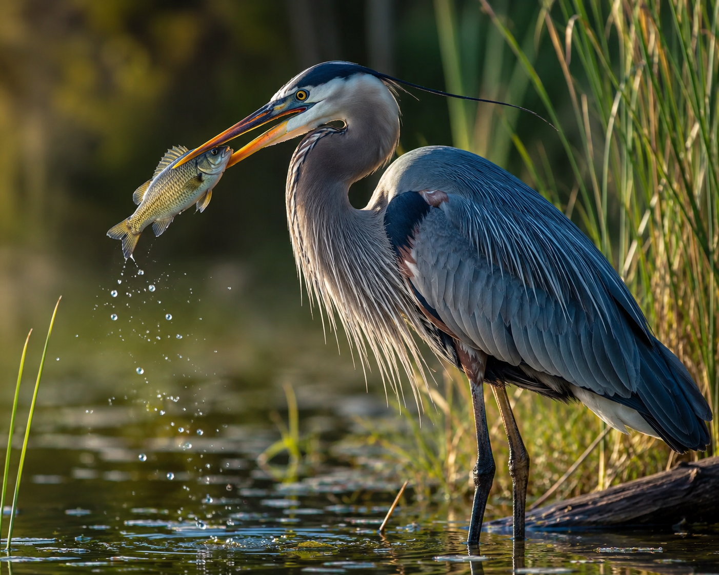 Great Blue Heron: The Patient Hunter of Still Waters
